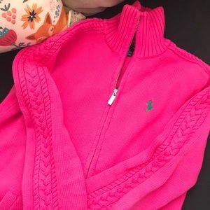 Polo Full Zip Turtleneck Sweater!